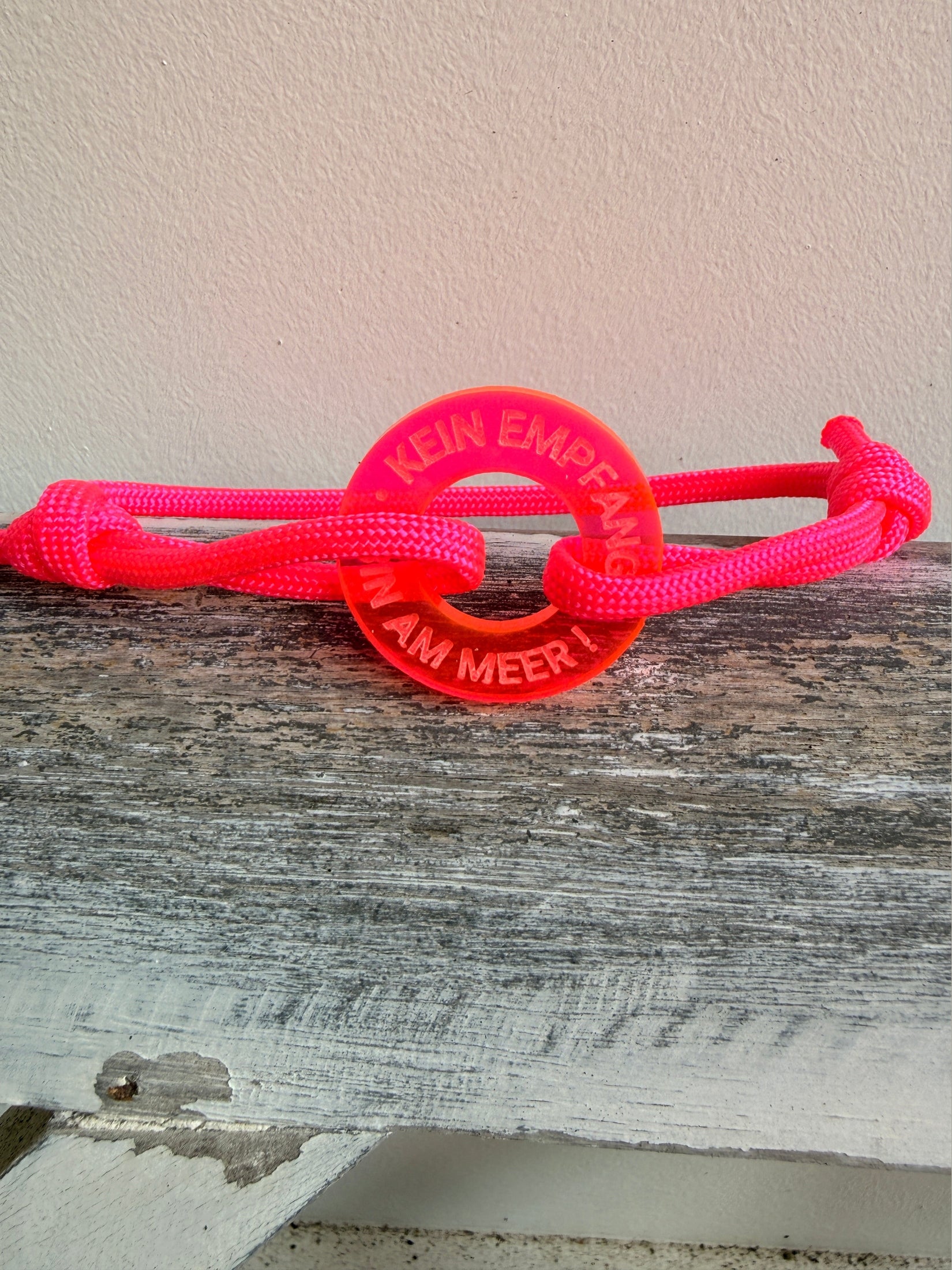 Kein Empfang. Bin am Meer! I Happycoin Armband