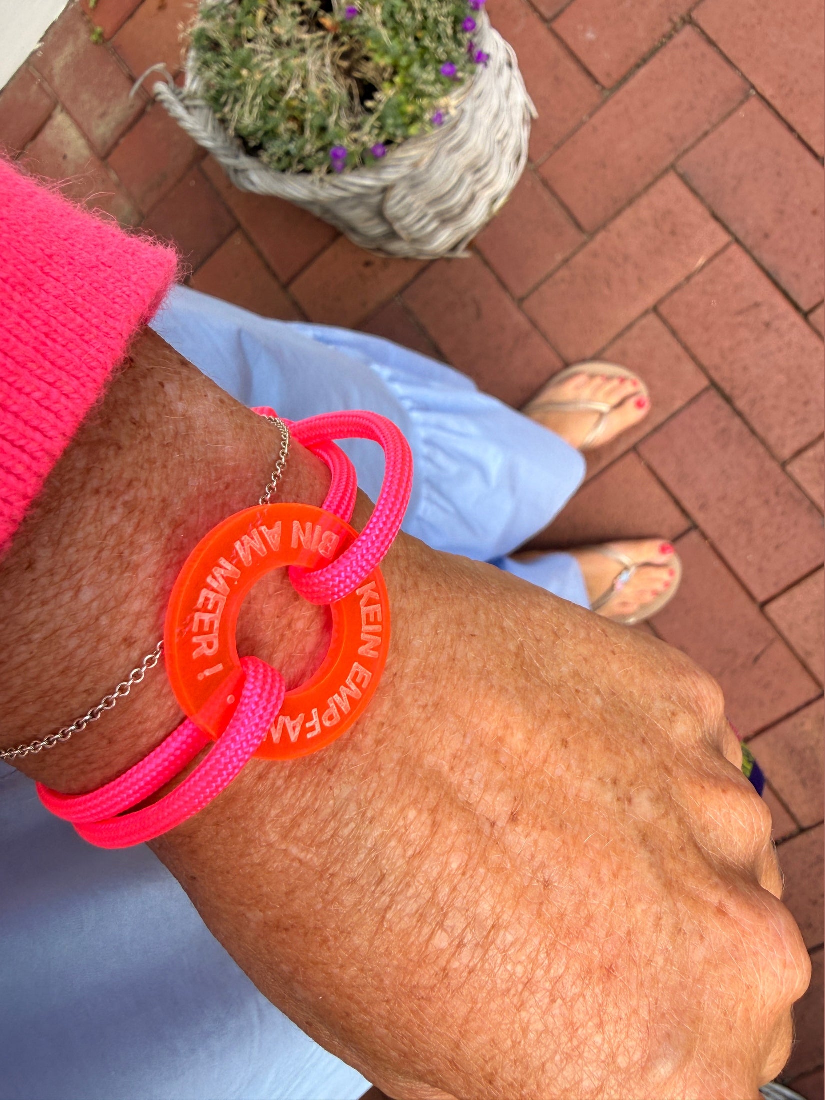 Kein Empfang. Bin am Meer! I Happycoin Armband