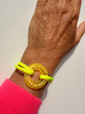 Aperol im Glas & Sonne im Herzen I Happycoin Armband