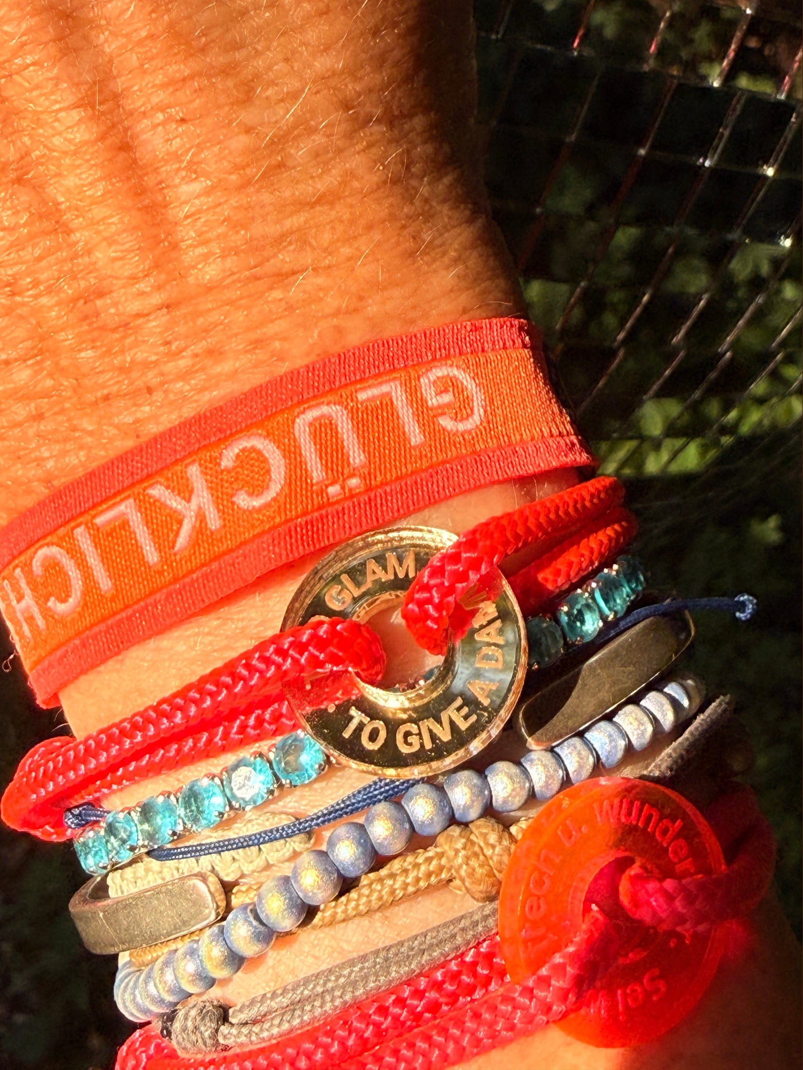 Too Glam to give a Damn I Happycoin Armband