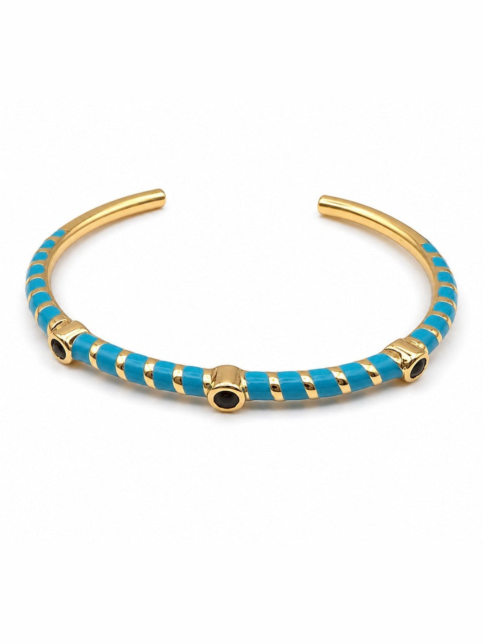 Emaille Armreif Gold - Boho & Ibiza Style