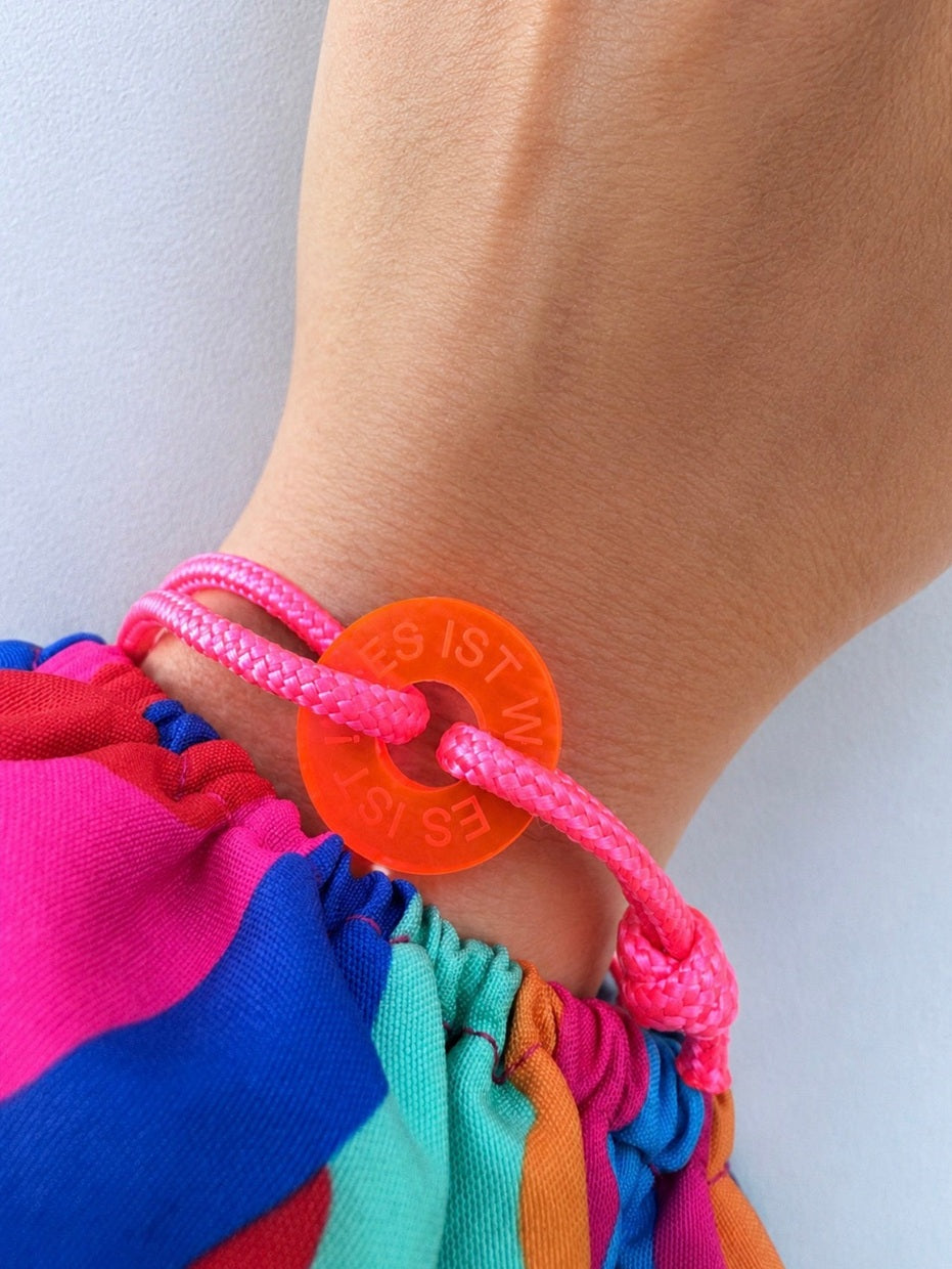 ES IST WIE ES IST I Statement -Armband I Happycoin