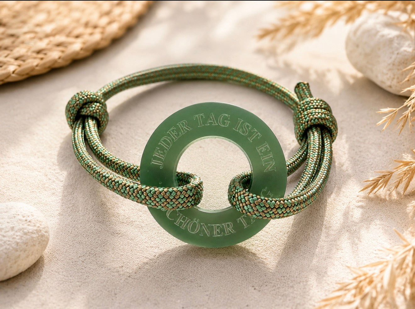 Jeder Tag ist ein schöner Tag I Happycoin Statement-Armband