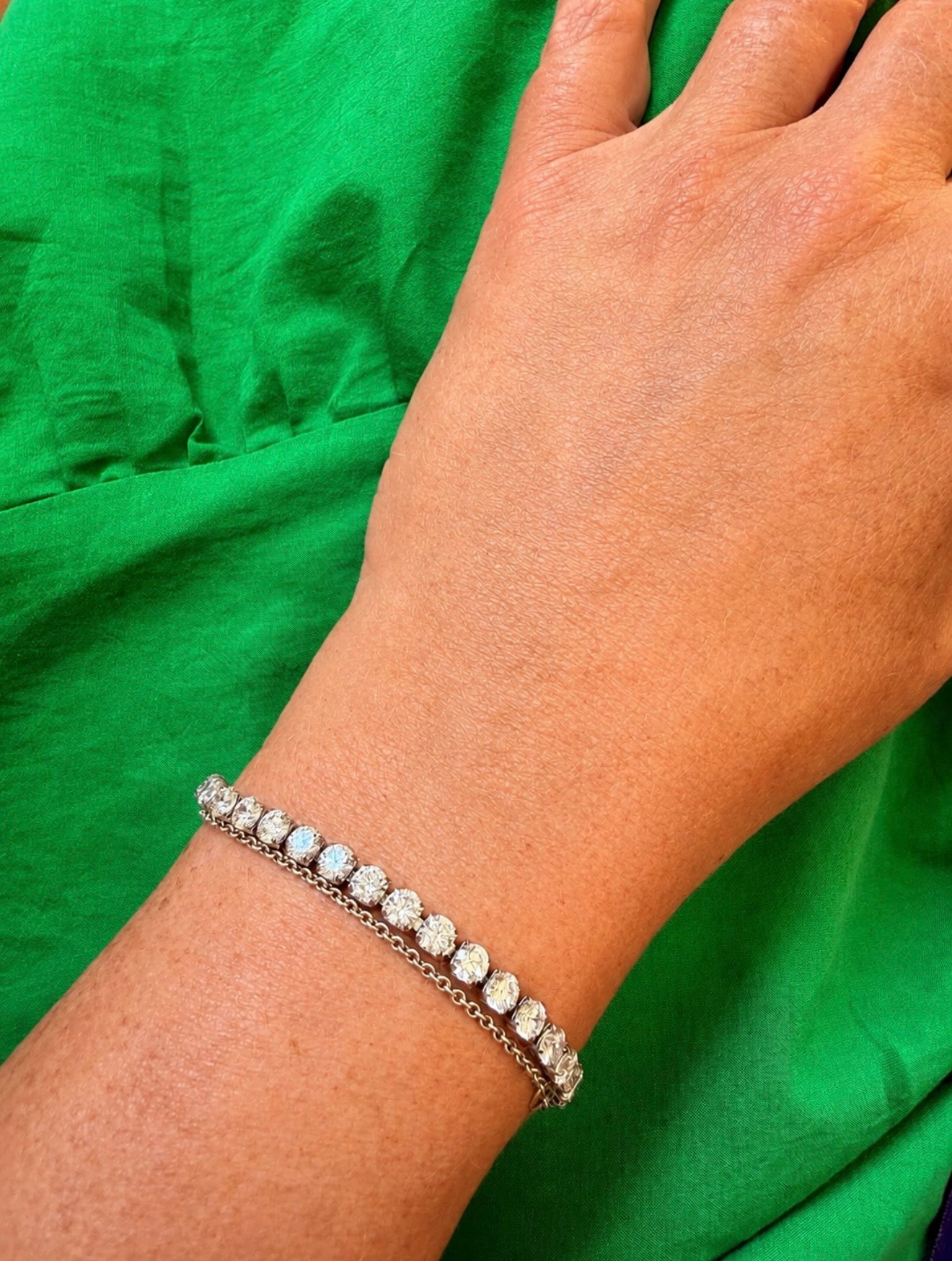 Funkelndes Zirkonia-Tennisarmband