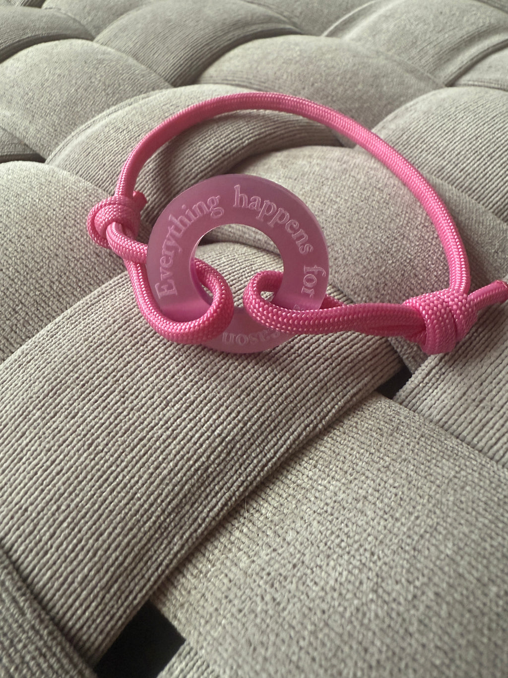 Everything happens for a reason - Armband