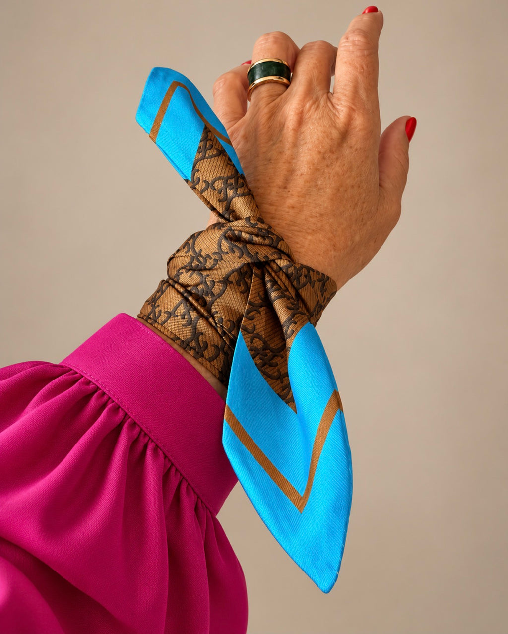 Armband -Set – Leo, Tuch & Happycoin Armband