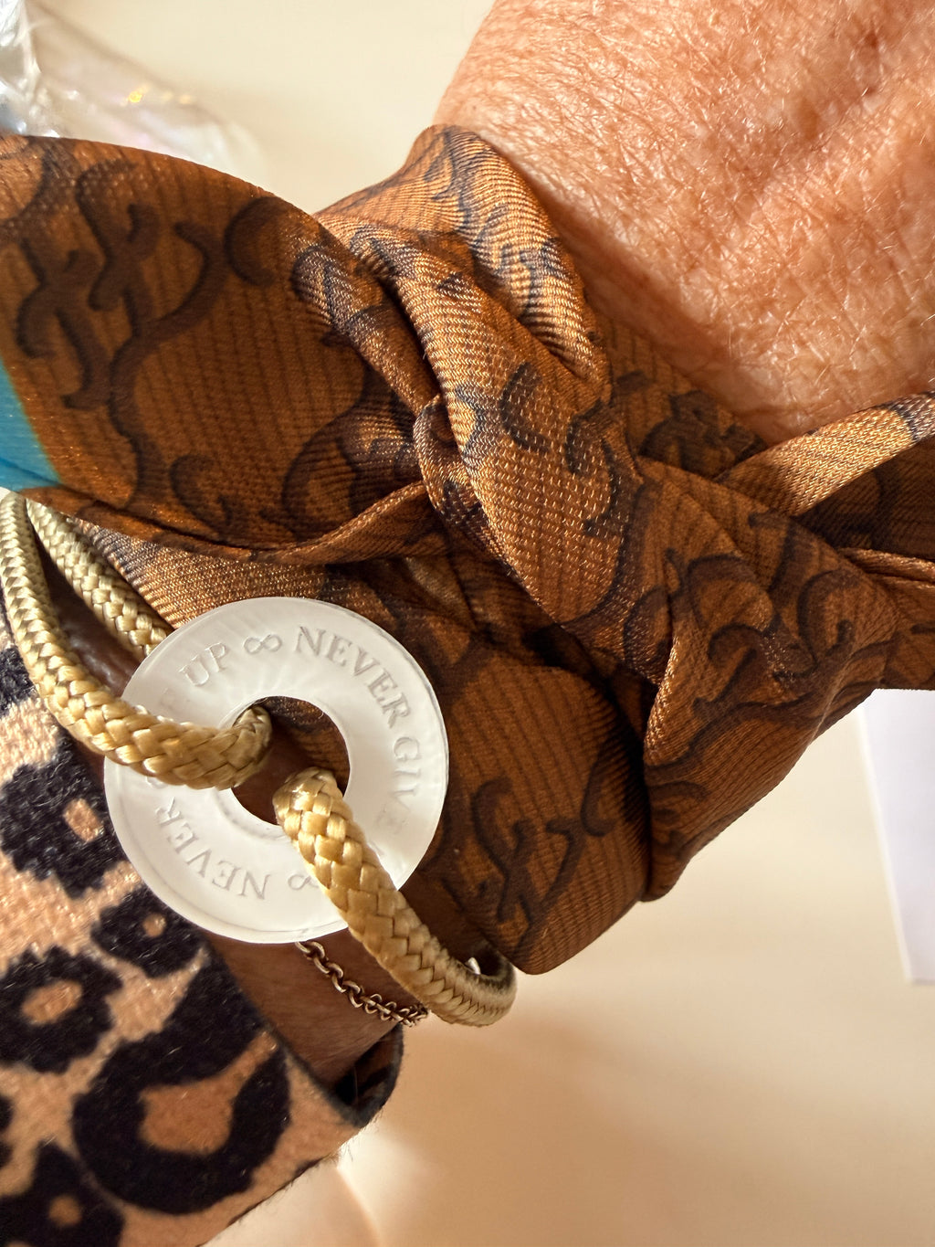 Armband -Set – Leo, Tuch & Happycoin Armband