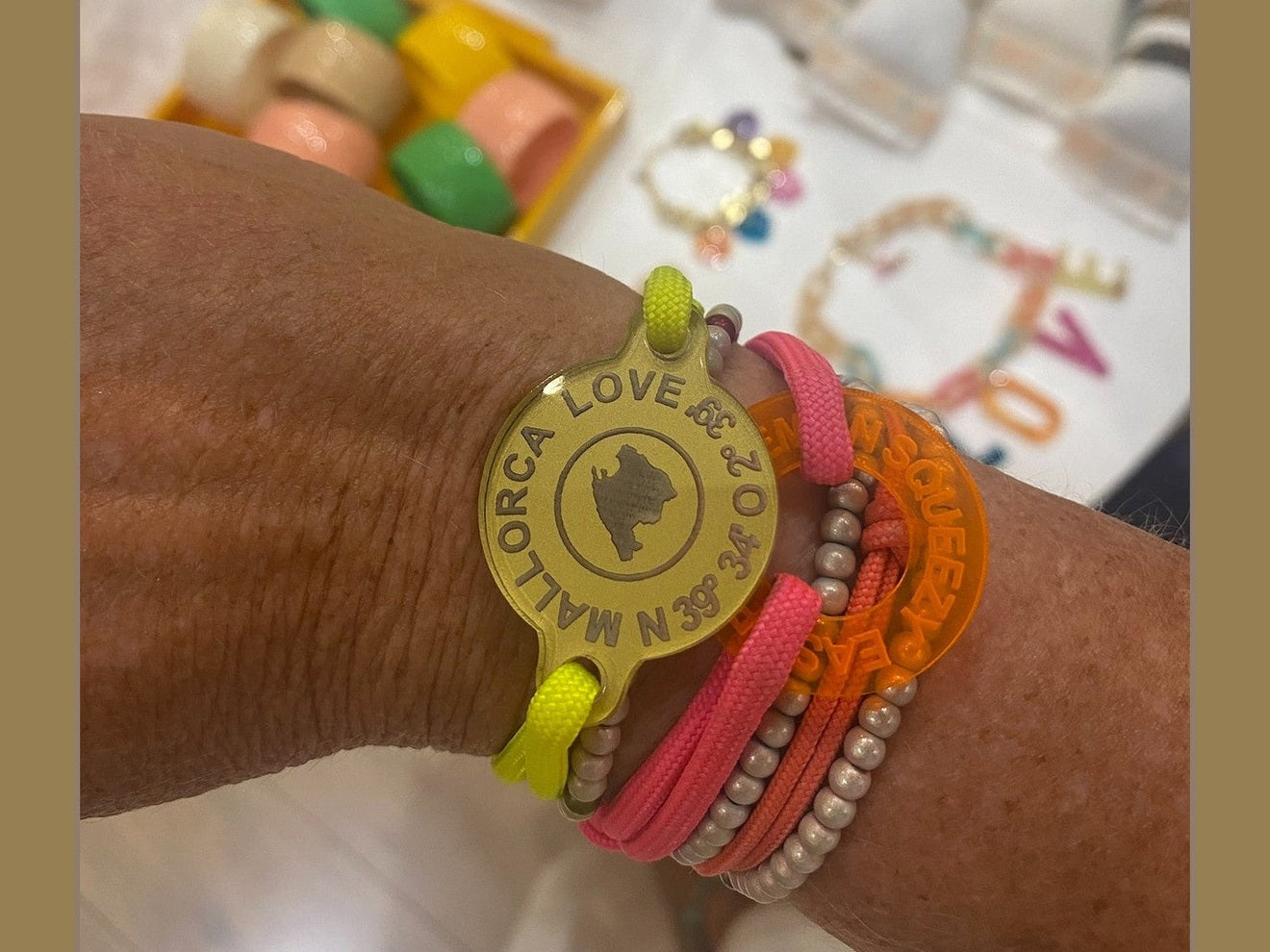 MALLORCA LOVE 🌴 I Happycoin -Armband