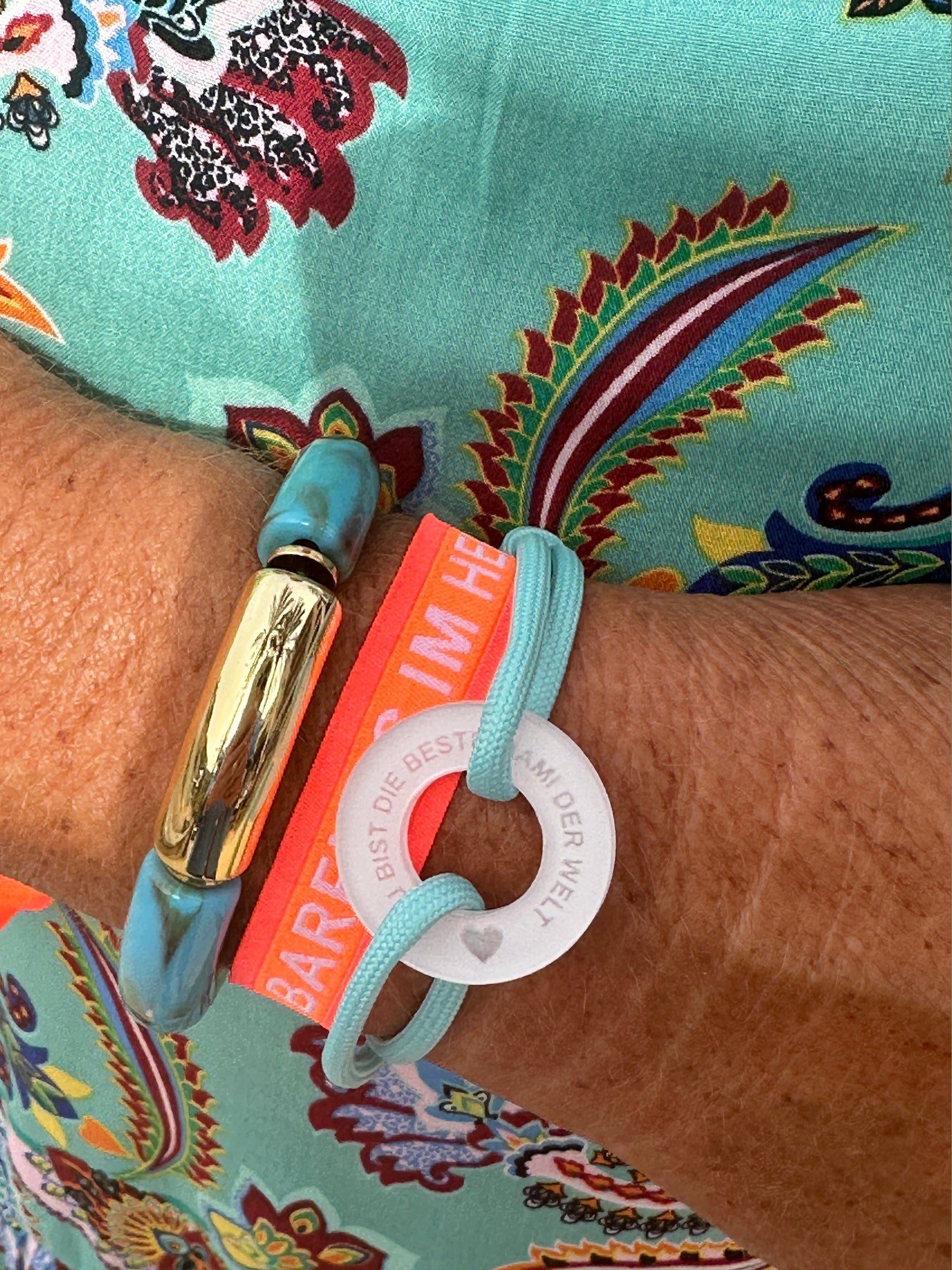Du bist die beste Mami der Welt  Armband  I  Geschenk für Mama I Happycoin