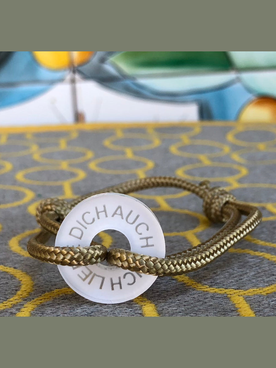 Ich liebe dich auch ( kleiner Coin) I Happycoin Armband