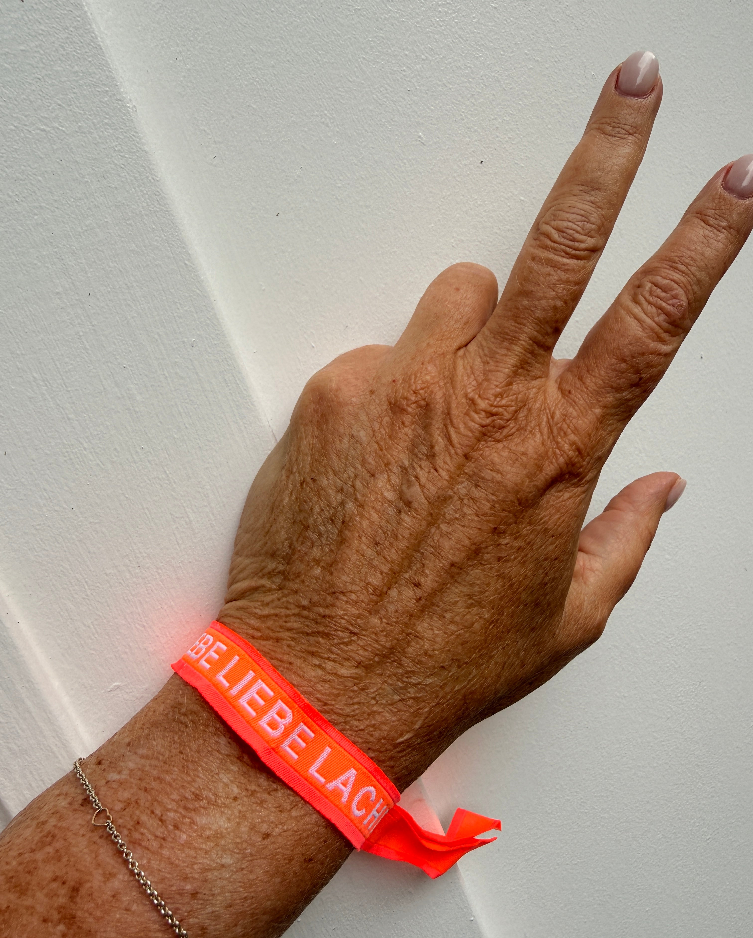 Lebe Liebe Lache 💖 Statement Happycoin Armband