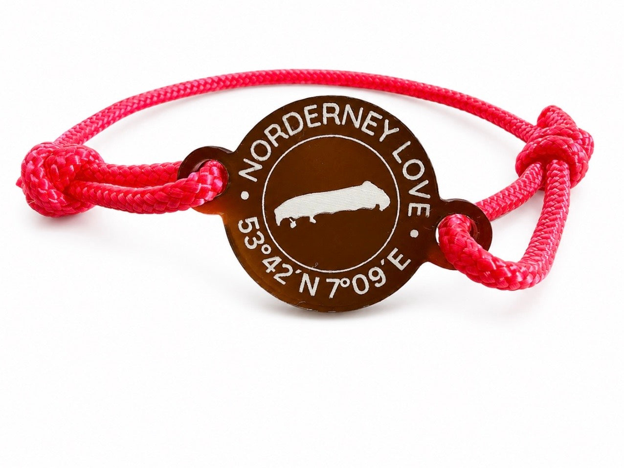Norderney  Love Armband mit Koordinaten I Happycoin