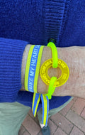 YOU MAKE MY HEART SMILE! -gewebtes Statement-Armband I Happycoin